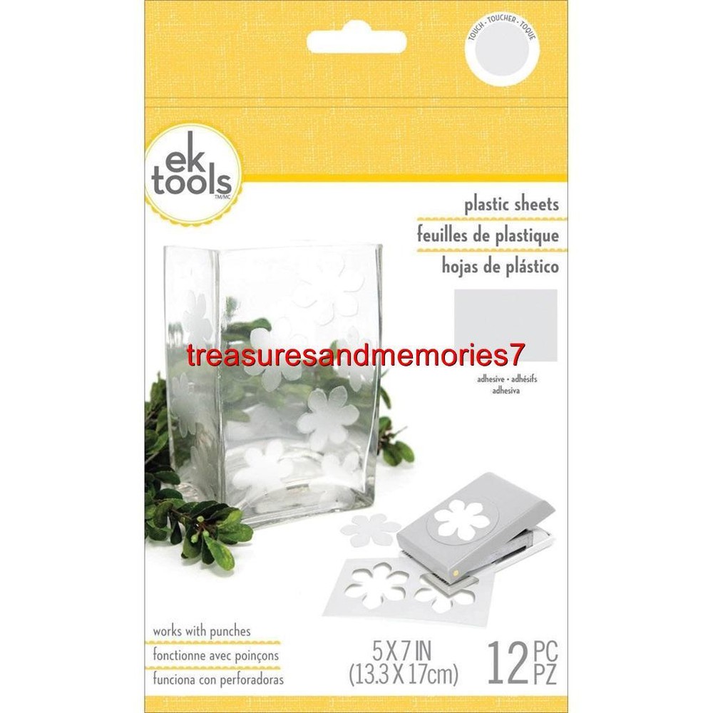 ek tools PLASTIC SHEETS 12 Total Pieces, Use w/ punches on a hard surface