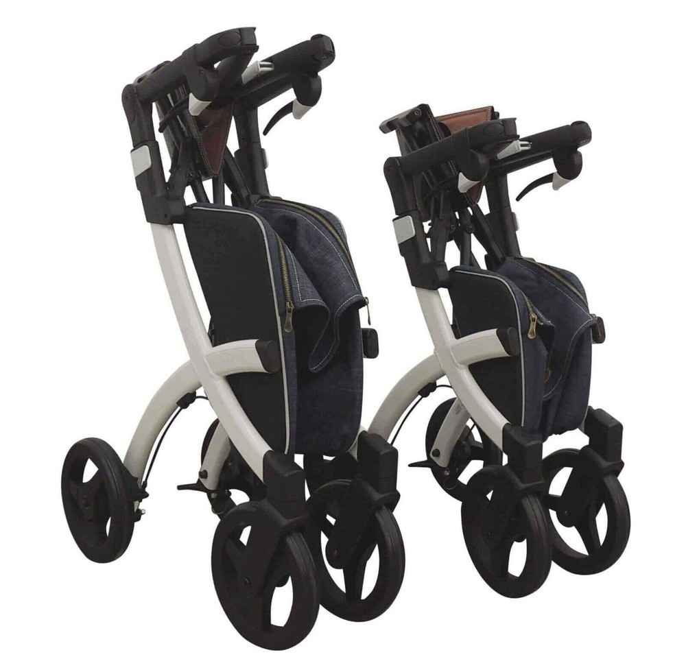 Rollz Flex2 Premium Lightweight Mobility Rollator Shopper Walkers - Classic