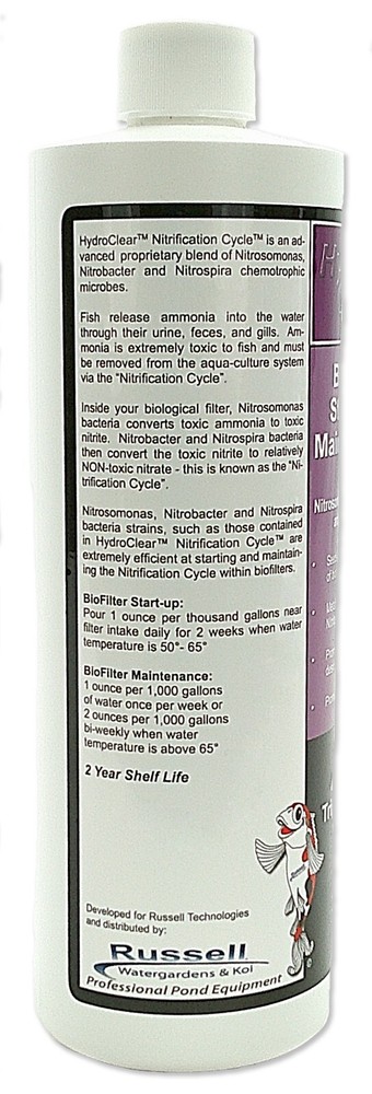 Nitrifying Pond Bacteria Bio Filter Starter Liquid Nitrification Cycle