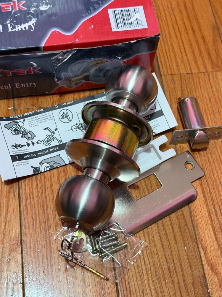 max tek cylindrical entry door lock