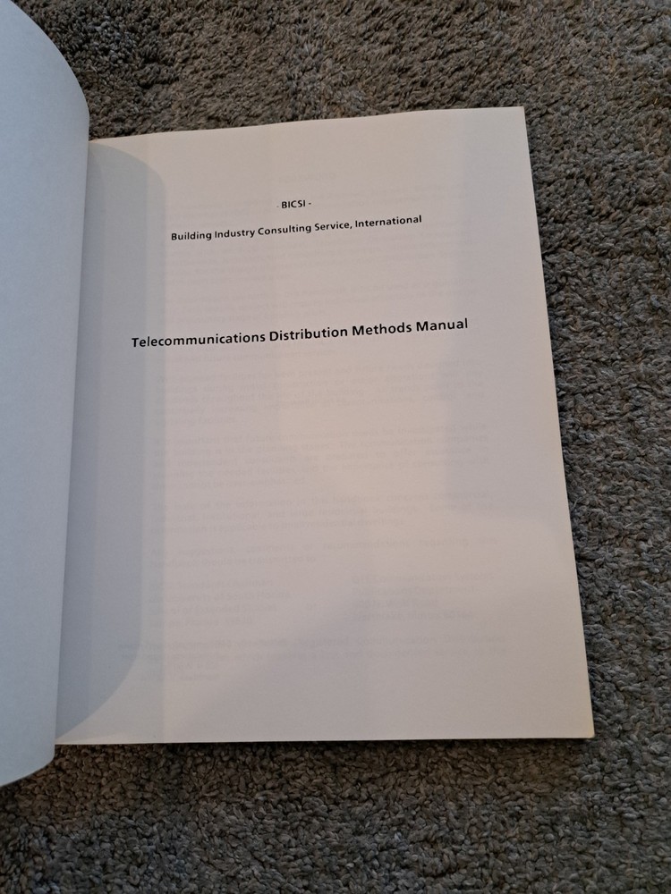 GTE BiCSi Telecommunications Distribution Methods Manual Telephones