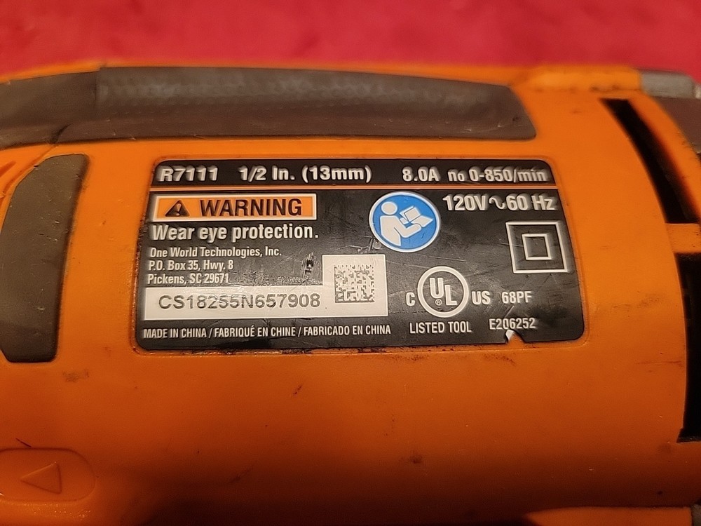 Ridgid R7111 Drill 1/2-Inch VSR