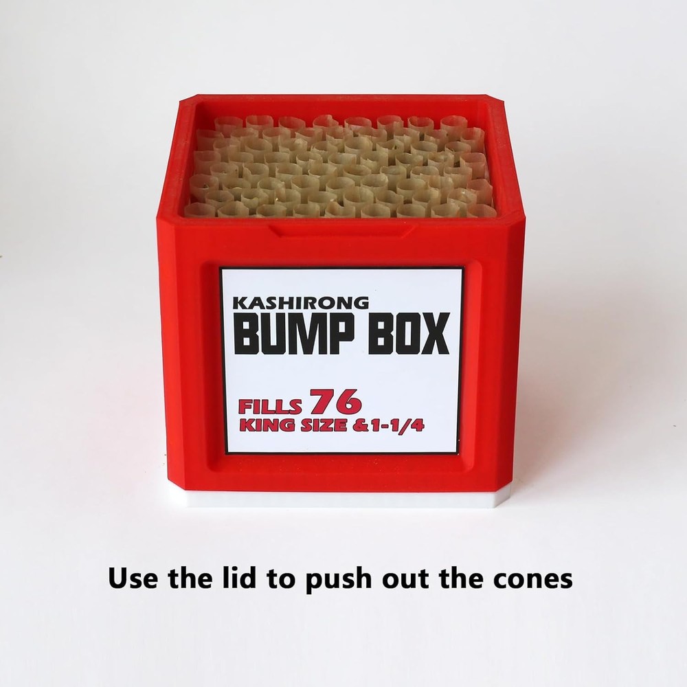 Bump Box - 76 Cone Packer & Filler - Pre-Rolled Machine Stuffer -...