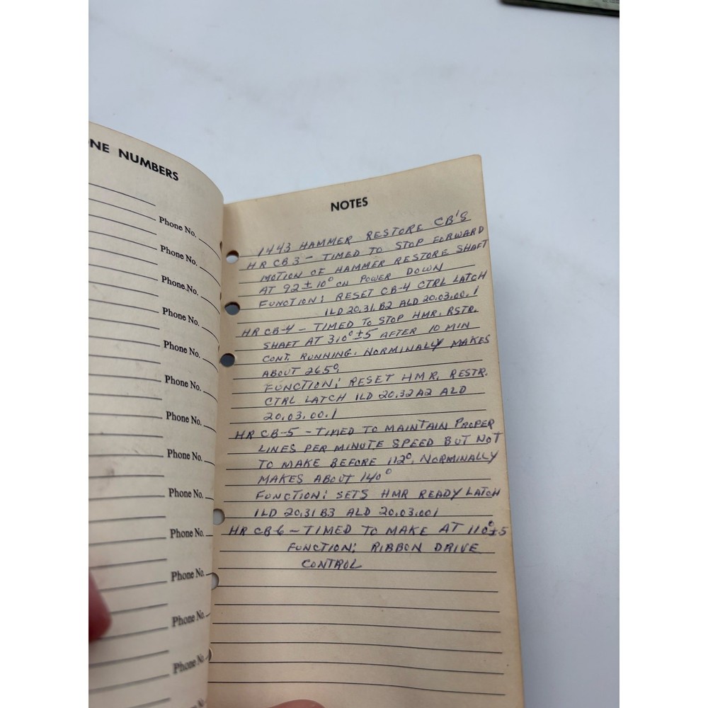 IBM Customer Engineering 1440/1460 Pocket Reference Manual Vintage 1964