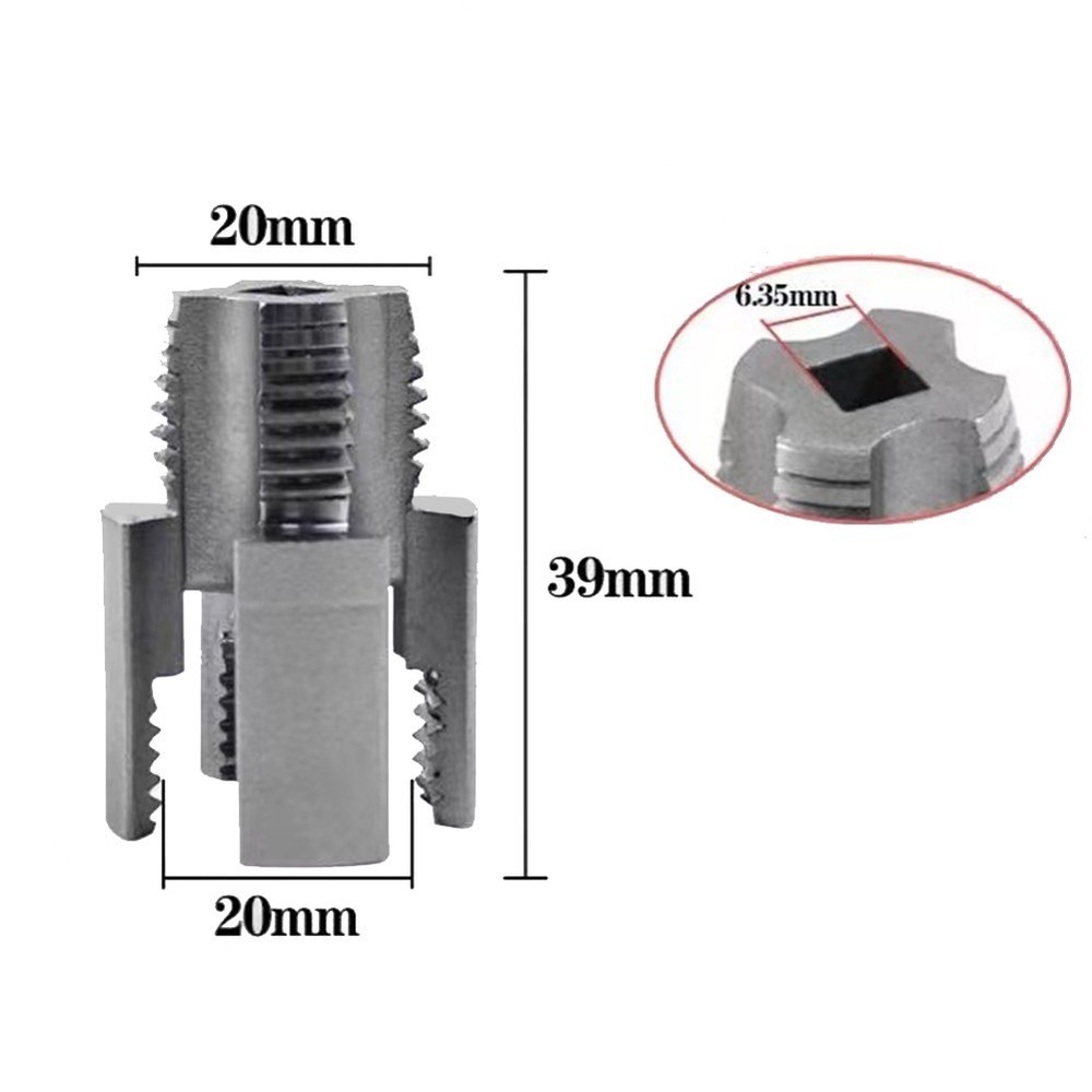 Efficient 20MM 25MM Thread Cutter Tool for Water Pipe Plumbing Projects