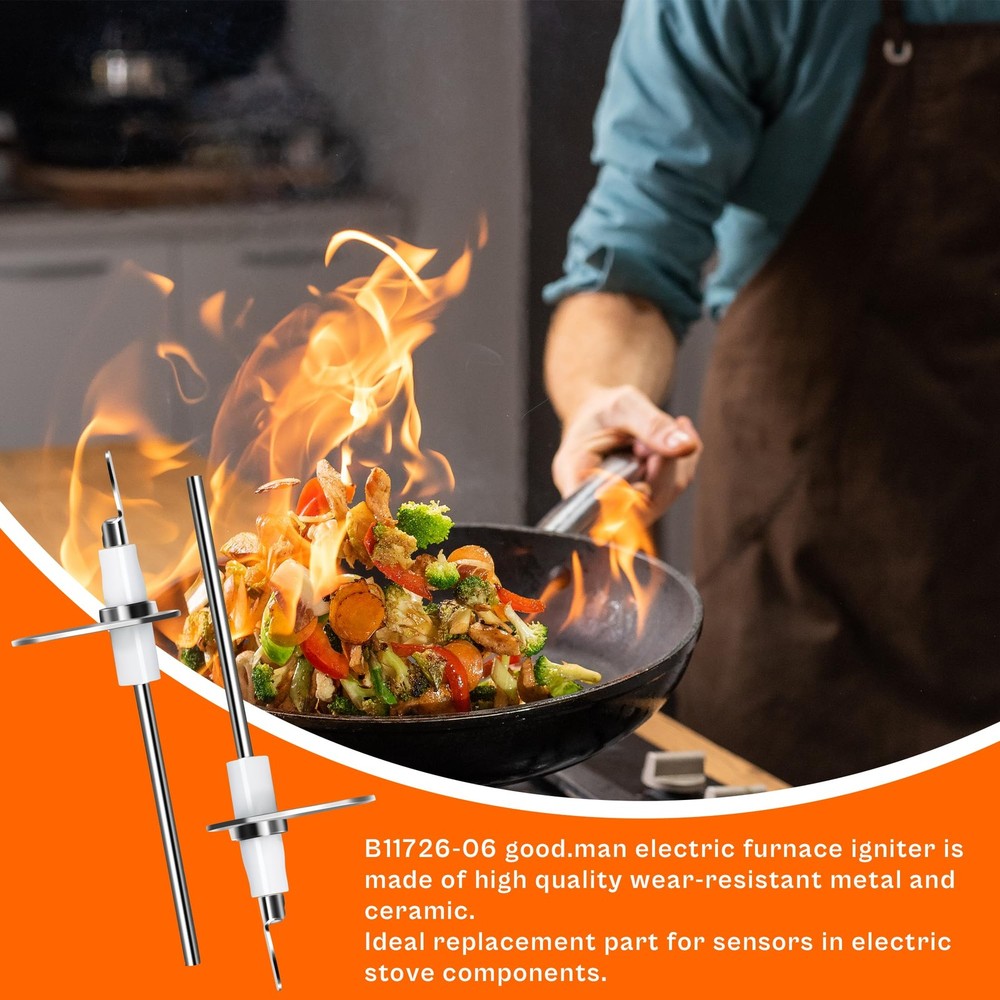 Furnace Flame Sensor Replacement Ignitor Rod 3 Pack