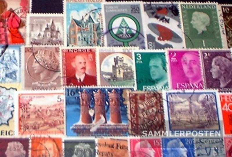 Europe 100 different stamps