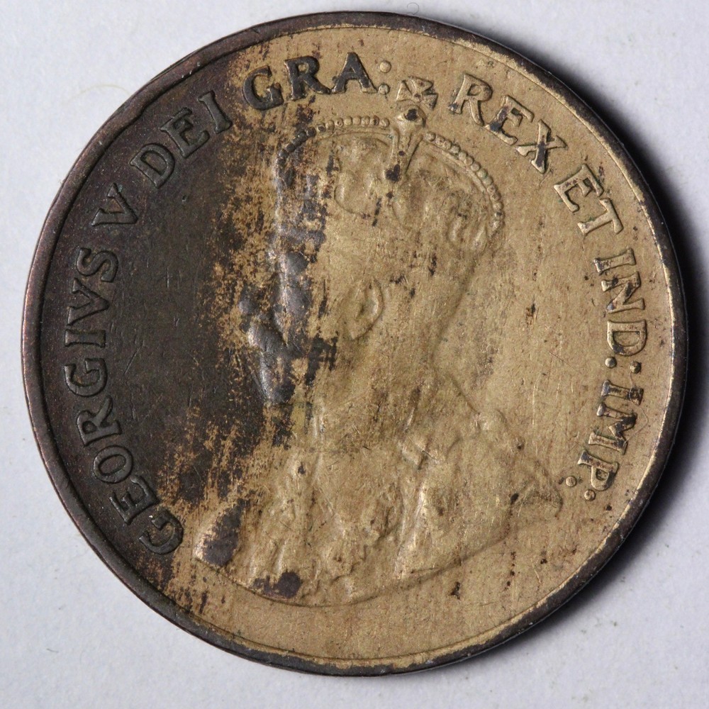 1925 Canada Small Cent E297 IRH