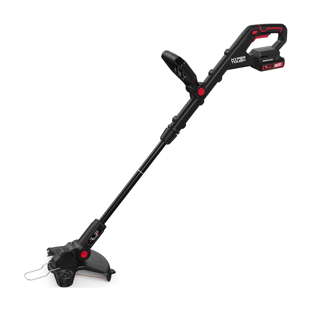Hyper Tough 12" 20V Brushless Cordless String Trimmer with 20V Max 2.0Ah