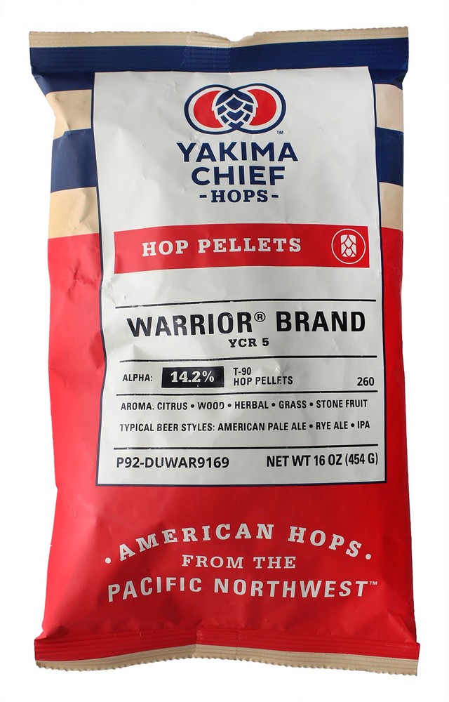 US Warrior Hop Pellets 1 lb for Home Brew Beer Making