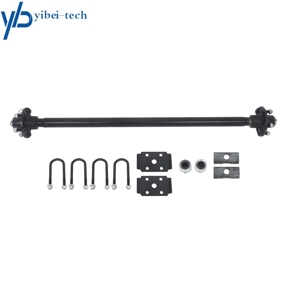 Trailer Axle 2000lbs 44"/47.5"/52"/54"/57"/58" Hub Face w/ 5x4.5 Idler Boat Axle