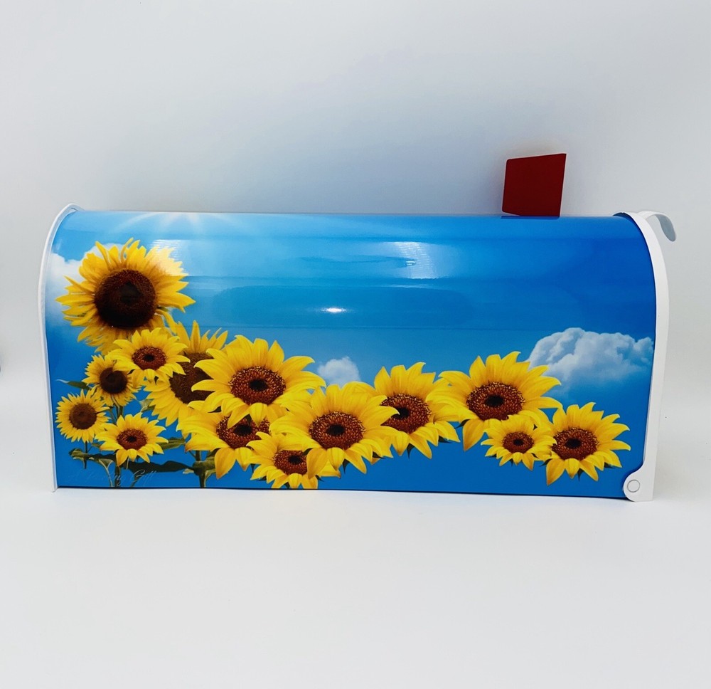 Sun-flowers Custom Mailbox gift For Mom