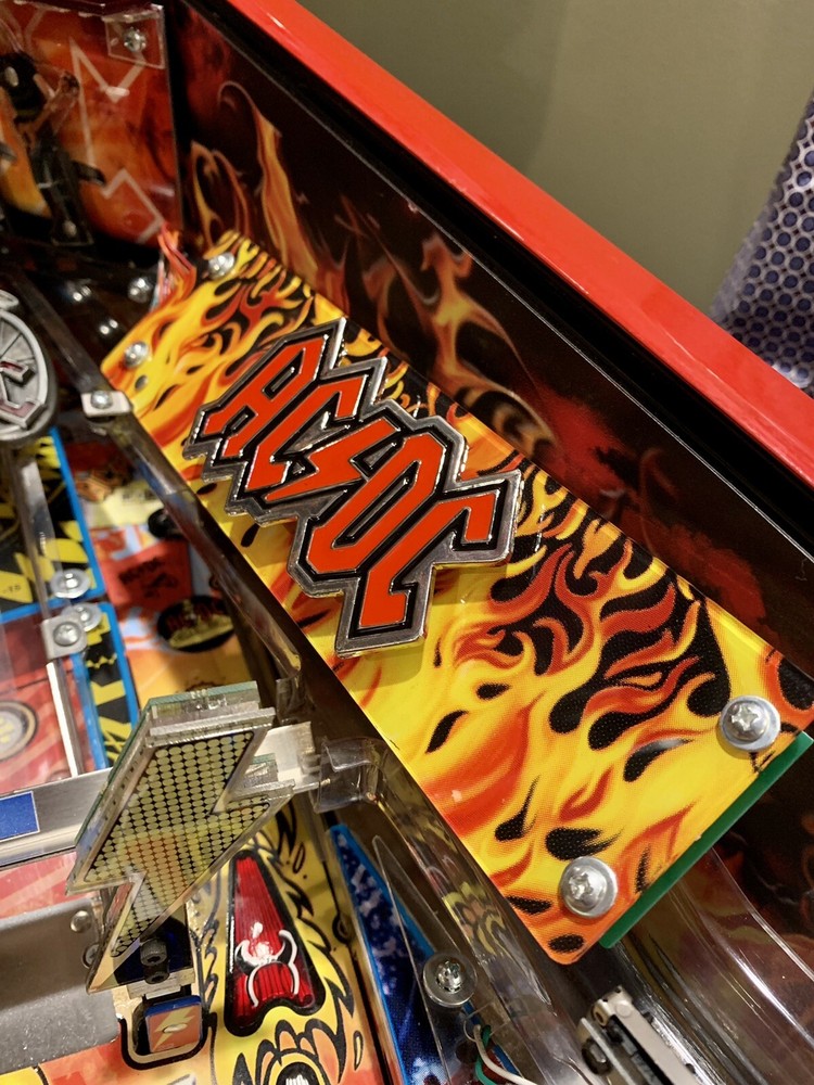 ACDC AC/DC PINBALL Machine Metal Playfield Mod