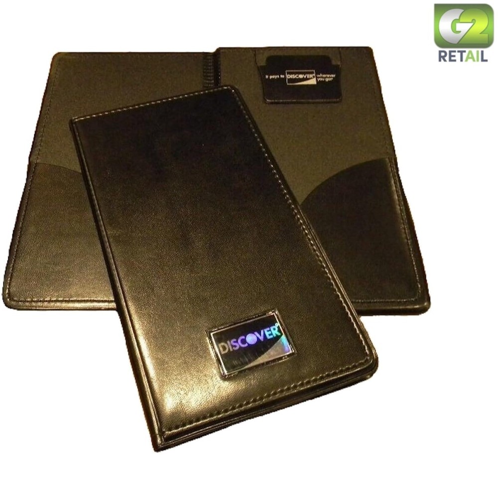 Stylish Double Panel Checkbook Holder - Ideal for Restaurant Waitstaff Use