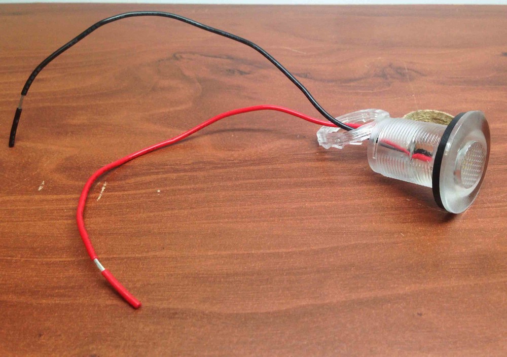 2 PCS MARINE BOAT LED LIVEWELL ROUND BUTTON BLUE COURTESY LIGHT OEM WATERPROOF