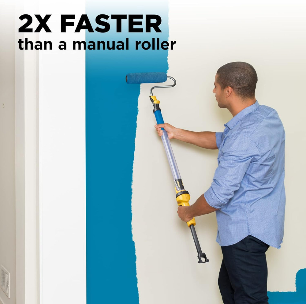 Spraytech 2419329 Paintstick EZ Roller Paint Roller, Long Handle Extension Rolle