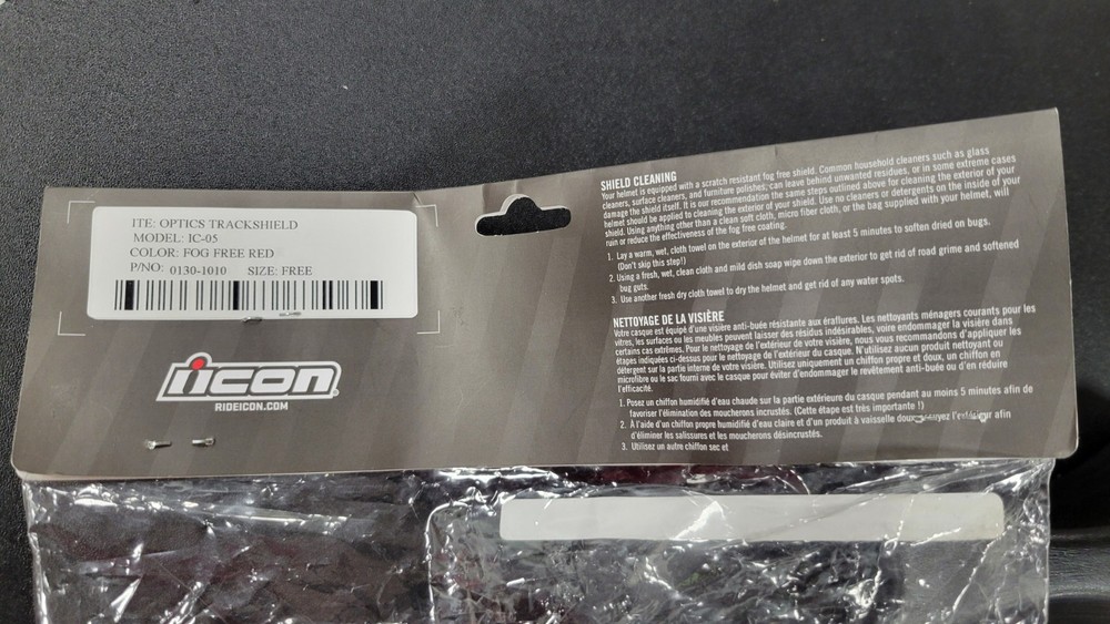 Icon Helmet Optics Tracshield - 01301010