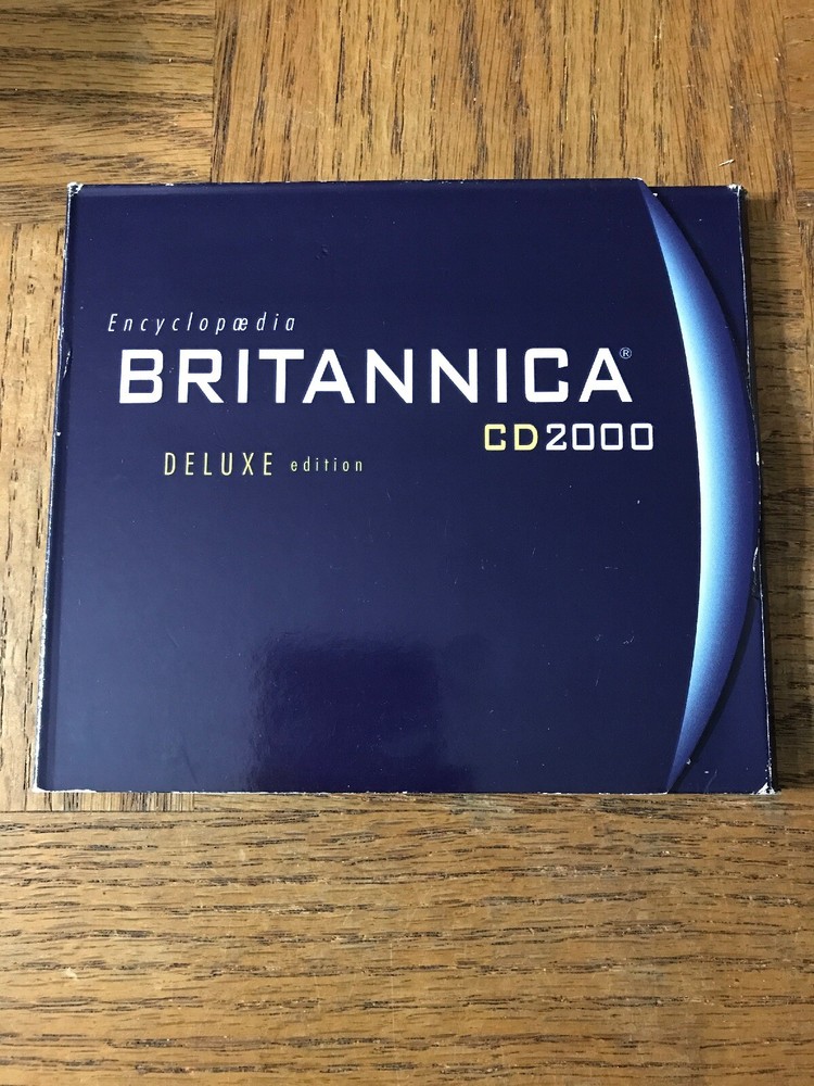Britannica 2000 PC CD Rom-Rare Vintage-SHIPS N 24 HOURS