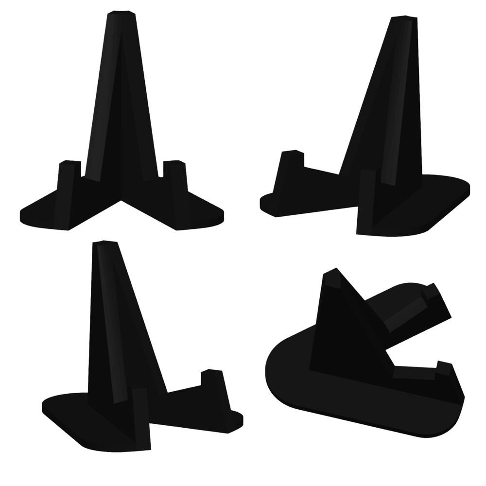(10) Coin Holder Display Stand Challenge Capsule Storage Box Case Easel Plastic