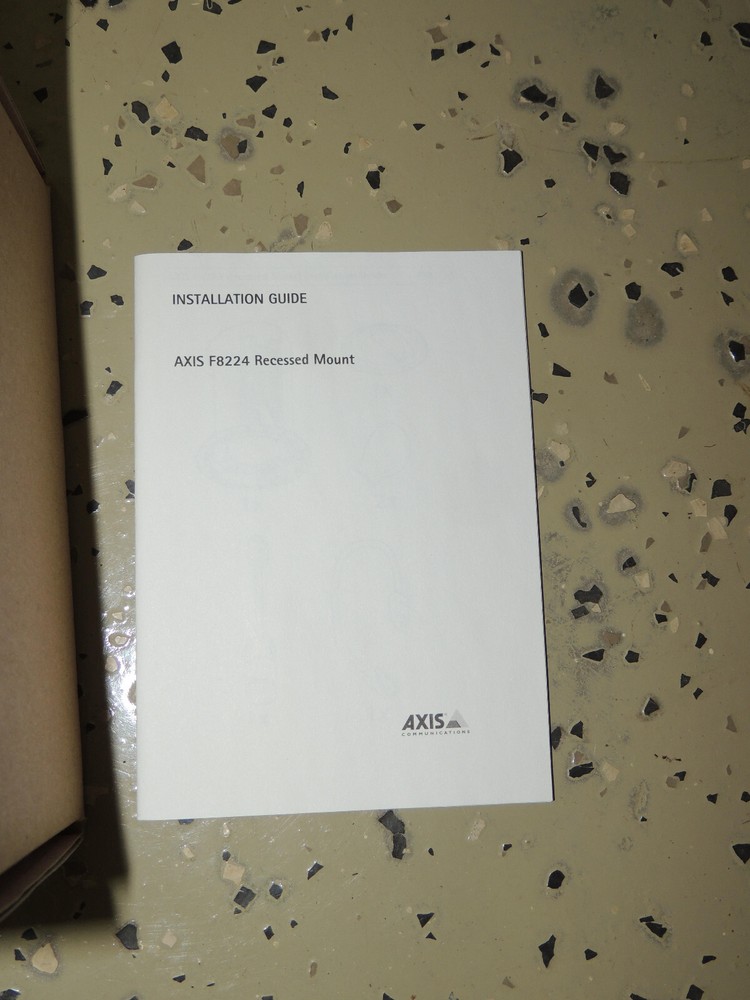 Axis F8224 Recessed Dome Camera Mount Four Pack