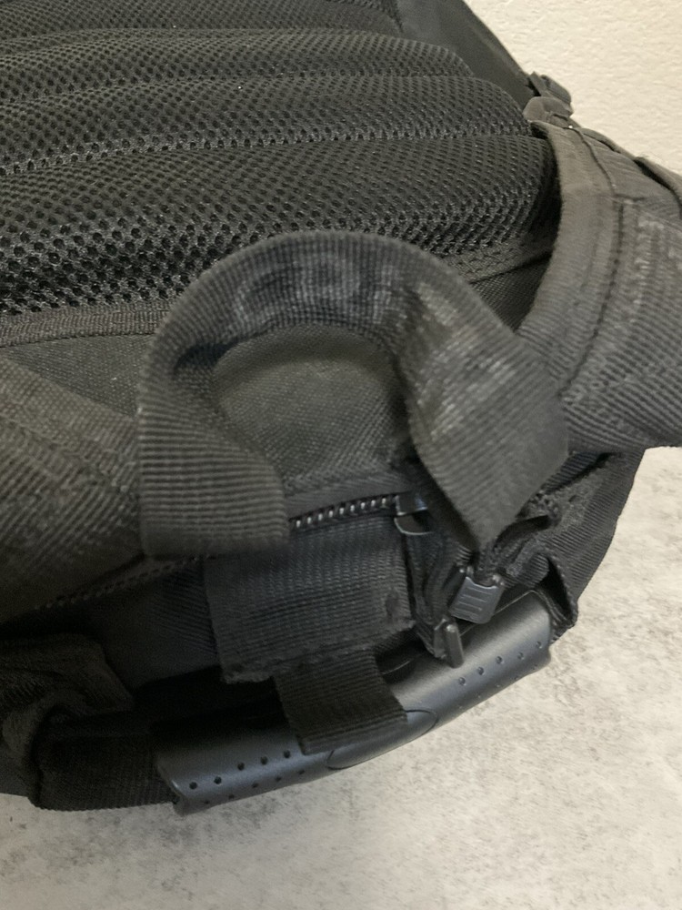 Fox Tactical Backpack Black Multi Compartments Hiking Outdoors - See Notes