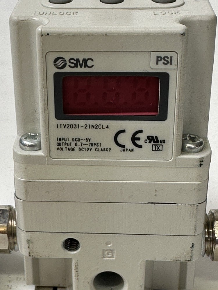 SMC ITV2031-21N2CL4 Electro-Pneumatic Regulator