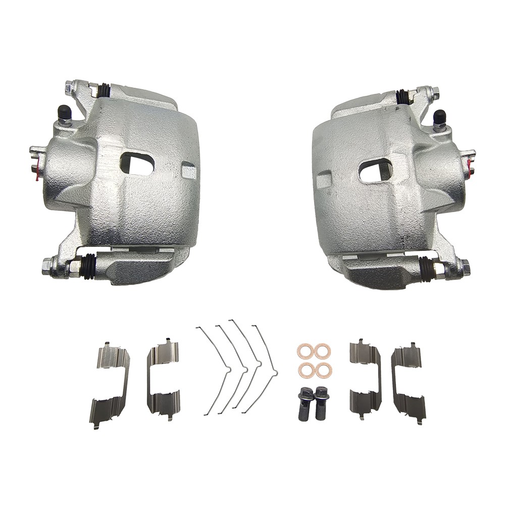Pair Front Brake Calipers w/ Bracket for Honda CR-V 2002-2004 Element 2003-2011