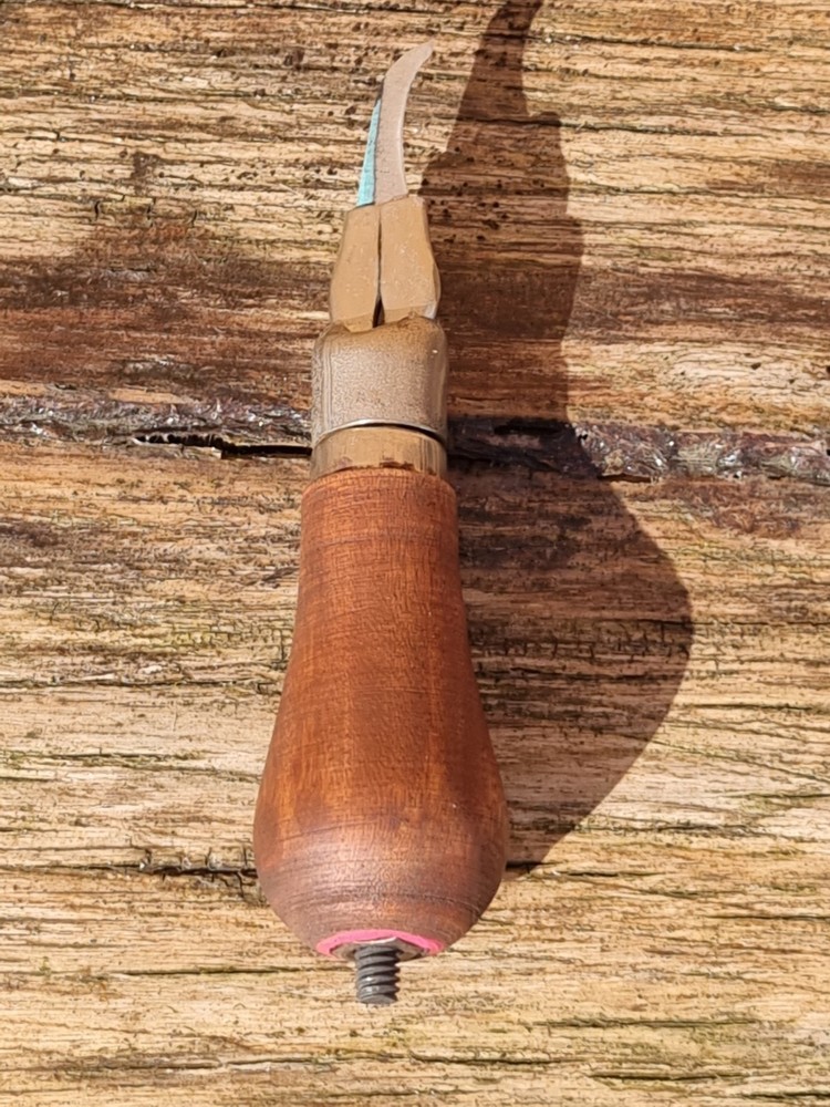 Cobblers Shoemakers Hand Tools Clicker Knife Handle Cut Patterns Designs Shoe