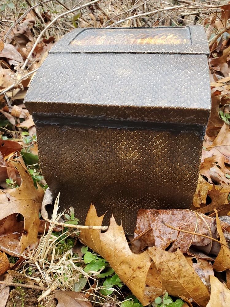 Real Snakeskin Covered Dybbuk Box