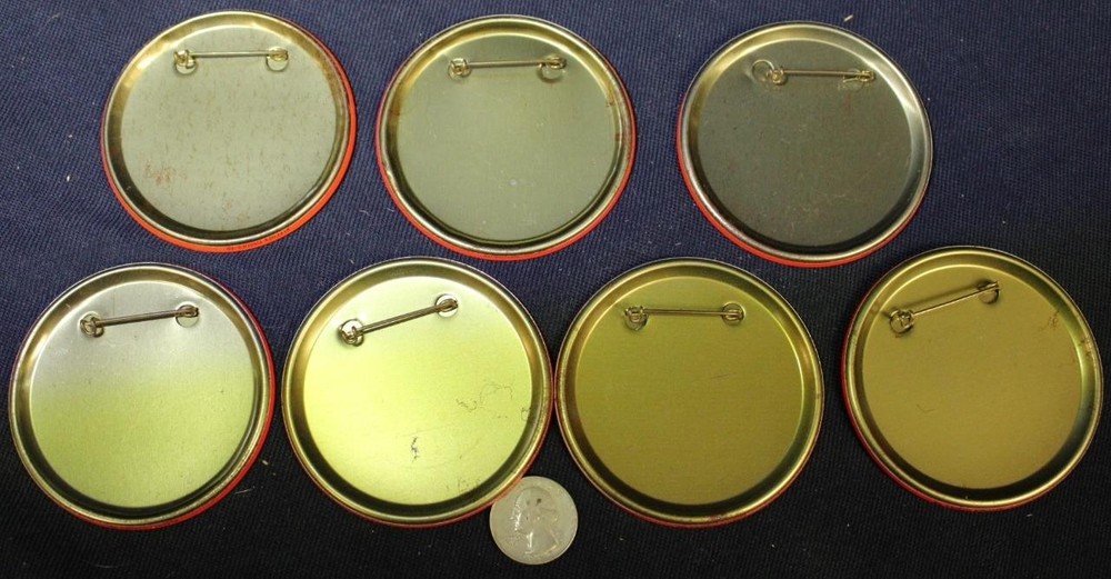 Kleenex Tissue 7 Different 3" Pinbacks Tray14