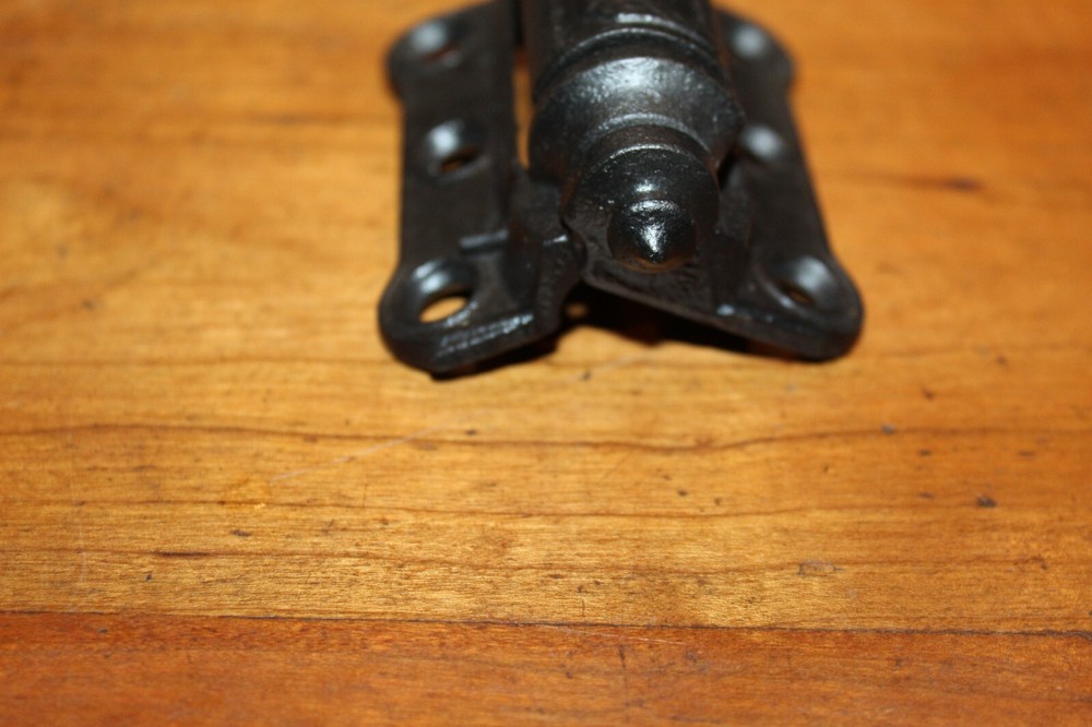 Original Antique Cast Iron Stover Spring Loaded Screen Door Hinge D-29