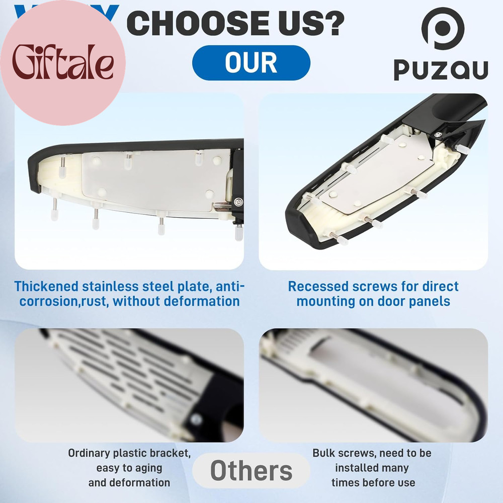 80994 Front Left Driver Side Armrest,Door Panel Handle Compatible with 2010-2014