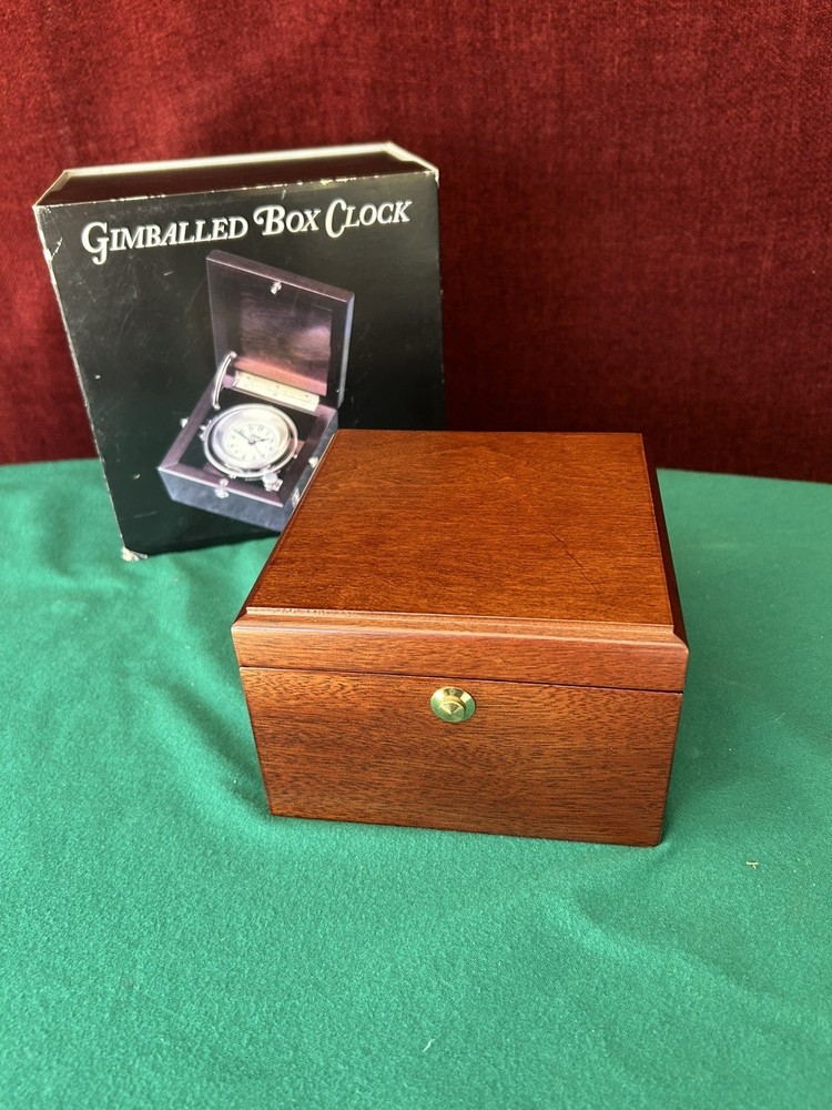 Weems & Plath Gimballed Box Clock Model 701100