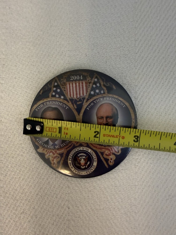 George Bush, Dick Cheney Our Candidates 2004 Button