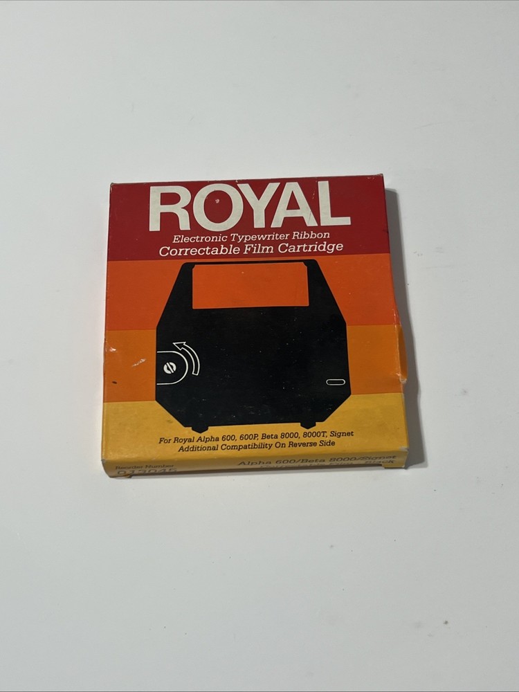 Royal Typewriter Ribbon  Correctable Compatible Royal, Olivetti, Olympia & Sears