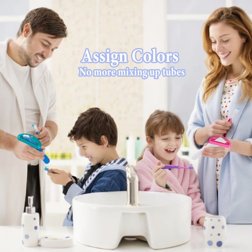 Toothpaste Squeezer,6Pcs Tube Squeezer Colorful