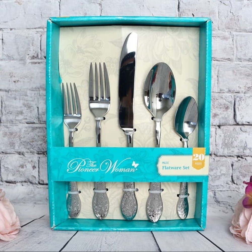 Flatware Set 20-Piece Mazie Service for 4