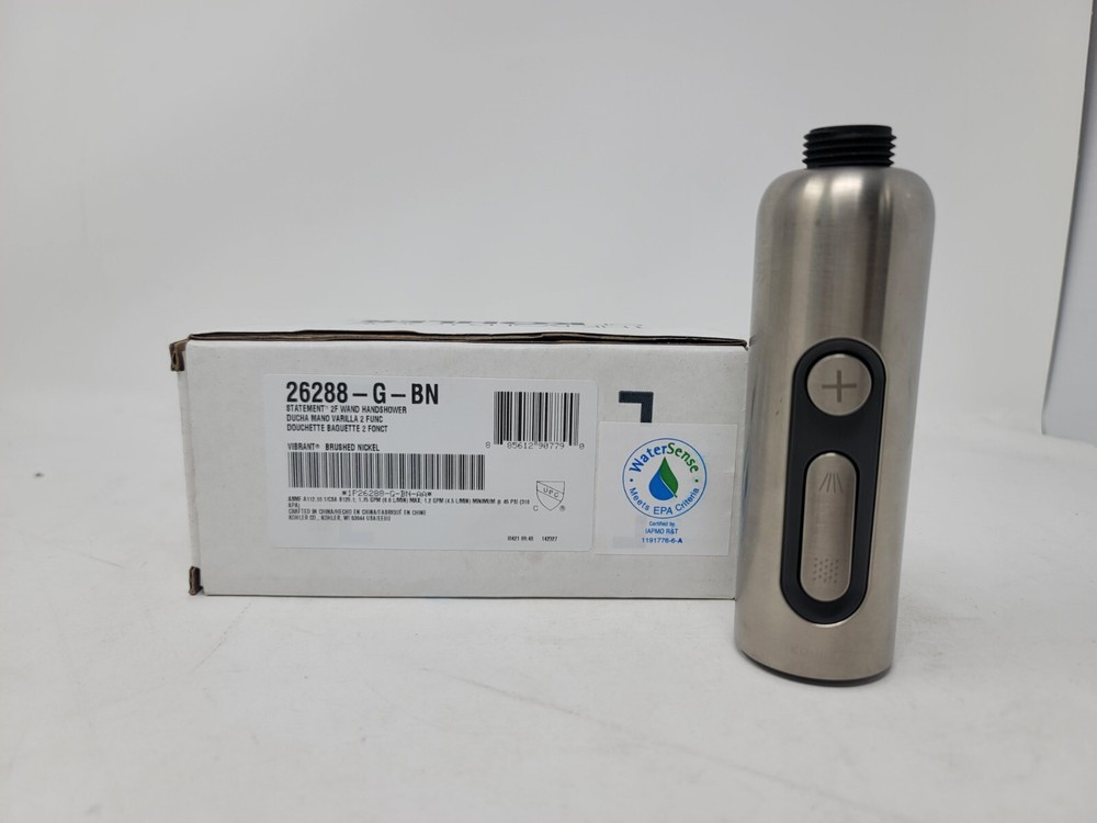 Statement 26288-G-BN StatementWand Multifunction Iconic 1.75 gpm handshower, ...