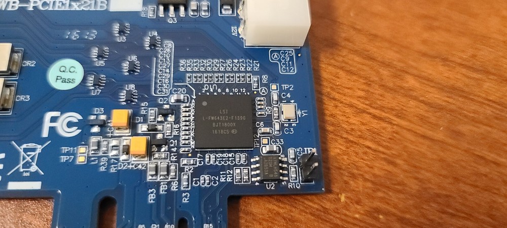 FWB-PCIE1X21A 3 Port Firewire Card