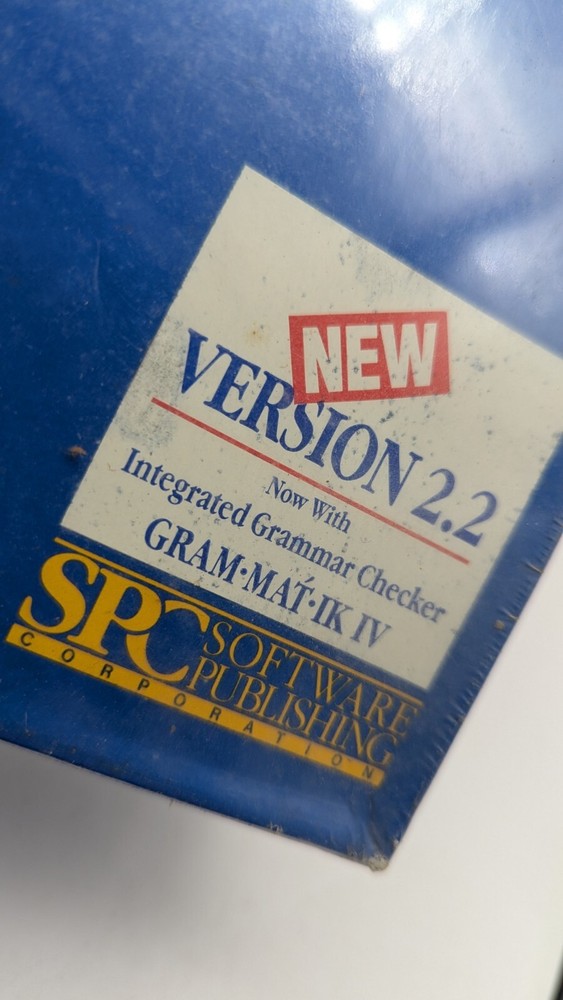 Professional Write Word Processing Software v 2.2 IBM DOS 5.25" Disks VINTAGE