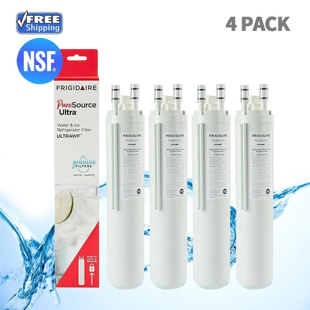 4 Pack New ULTRAWF Frigidaire Ultra PureSource Refrigerator Water Filter US