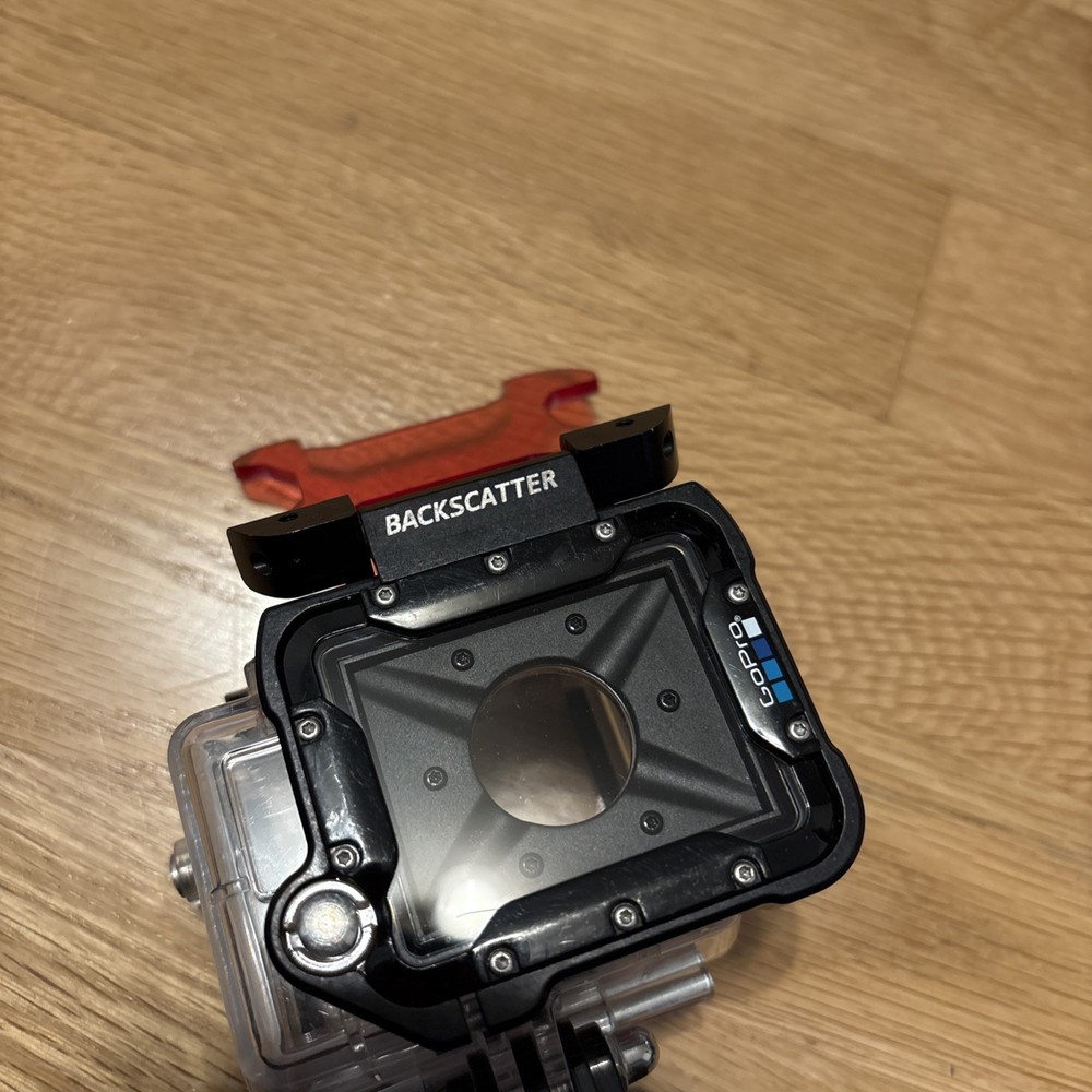 Backscatter Gopro Underwater Filter Go Pro Snap Plastic case Used Cover