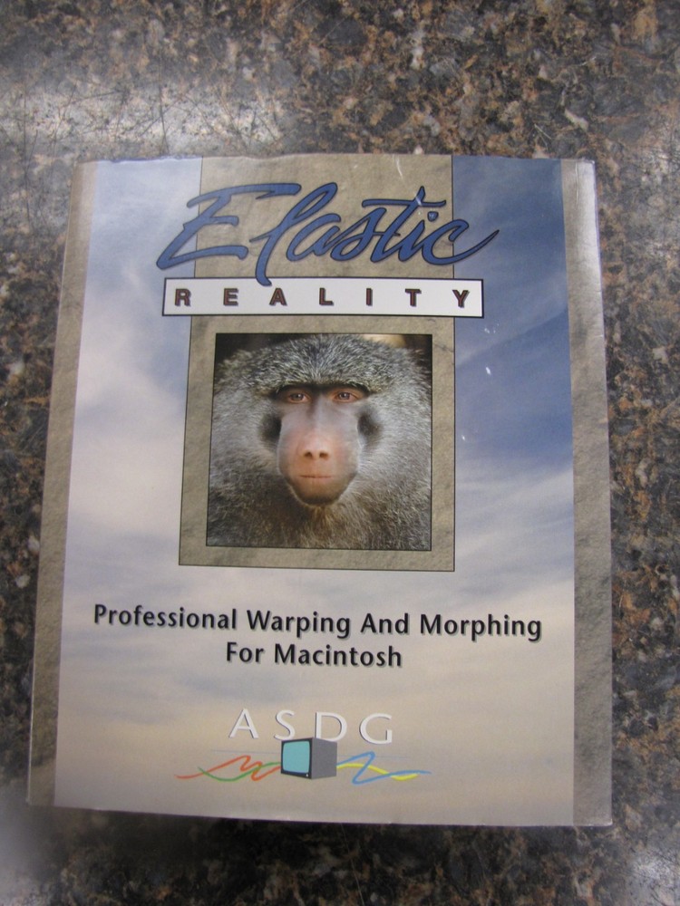 Elastic Reality Professional Warping & Morphing Software Macintosh (1993) - ASDG
