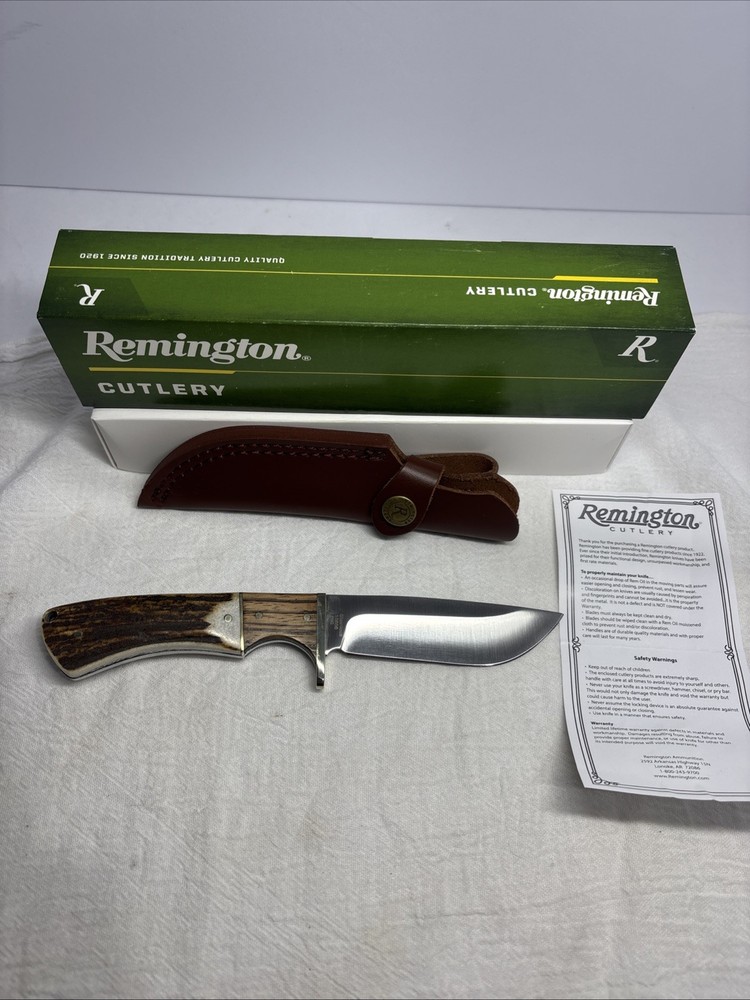 Remington Guide Series-Skinner 8.5" Fixed Blade Leather Case-NEW!!!!