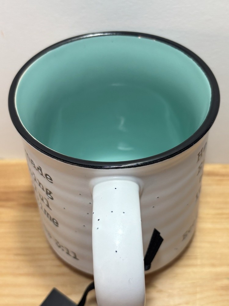 Dwell Studio He Has Made Everything Beautiful Ceramic Coffee Tea Mug Cup Gift