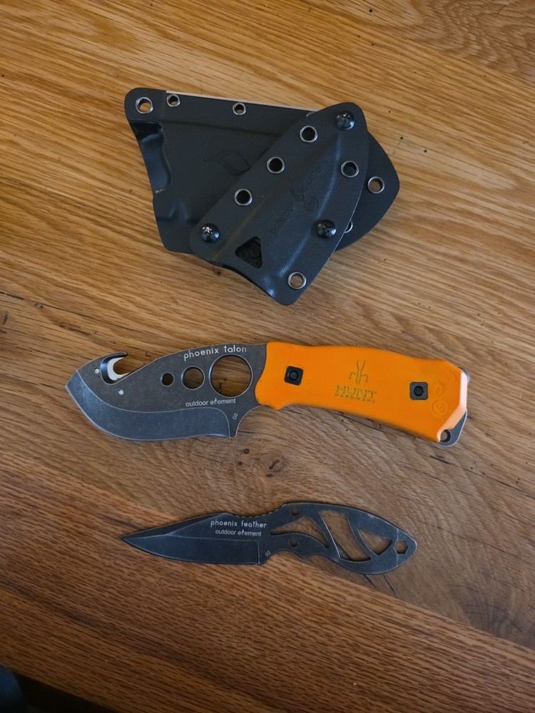 Outdoor Element Phoenix Talon And Phoenix Feather Knife Bundle