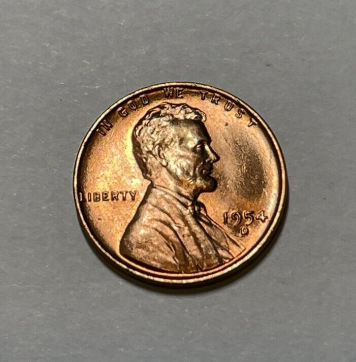 1954-D Uncirculated U.S. Lincoln Wheat Cent