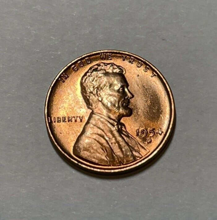 1954-D Uncirculated U.S. Lincoln Wheat Cent