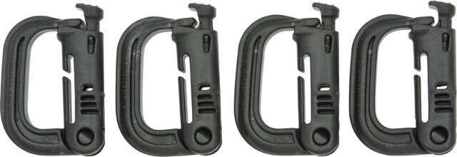 Maxpedition Grimloc Locking D-Ring MXGRMLB Black. Can be used on any 1" wide pie