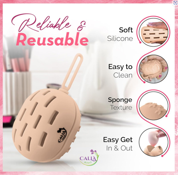 Beauty Blender Sponge Case, Tan